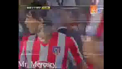 Барселона - Атлетико Мадрид 6:1 Гол На Макси Родригес