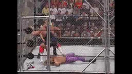 Edge Vs Kurt Angle (steel Cage Match)