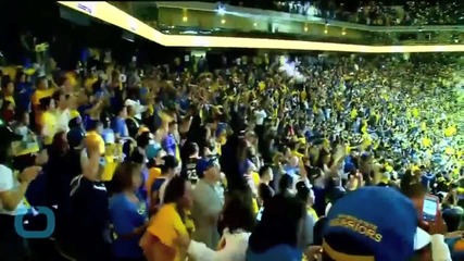 Golden State Warriors -- Street Fights and Death Defying Jumps ... In Victory Celebration