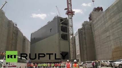 Panama: Canal expansion project installs final lock gate