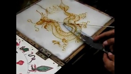 Рисунка на дракон с карамел