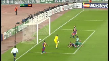 Panathinaikos v Barcelona Sky Highlights - football video 24.11.10 