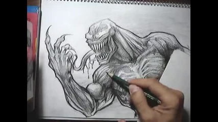Speed Drawing Of Venom