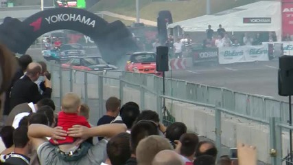 Team Orange drift show in Russia (mims, Crocus expo, 2011)