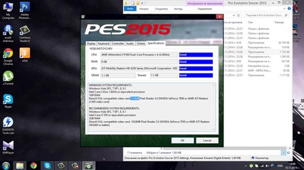 Pes 2015 - Requirements & Fix Problems