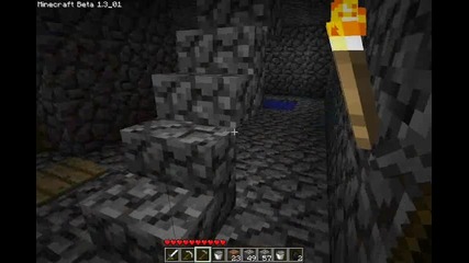 Minecraft: уроци:урок 5:кофа, постоянен водоисточник и отглеждане на жито