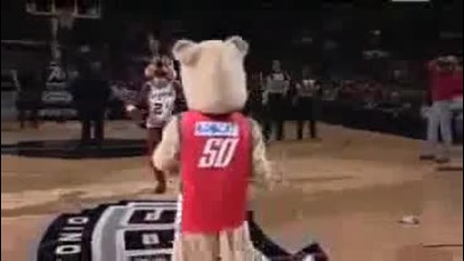 sweet chin music to nba mascot