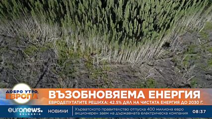 Евродепутатите решиха: 42.5% дял на чистата енергия до 2030 г.
