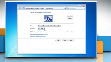 Windows® 7: How to change the Screen Resolution