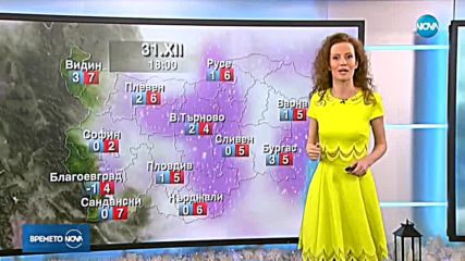 Прогноза за времето (27.12.2018 - обедна емисия)