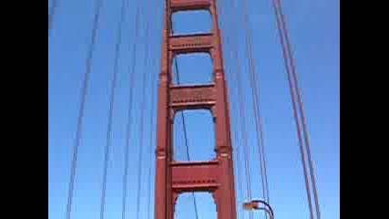 Golden Gate Bridge And Alkatraz San Francisco