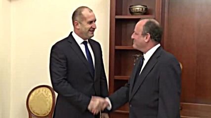 Радев се срещна с посланика на САЩ Ерик Рубин (ВИДЕО)