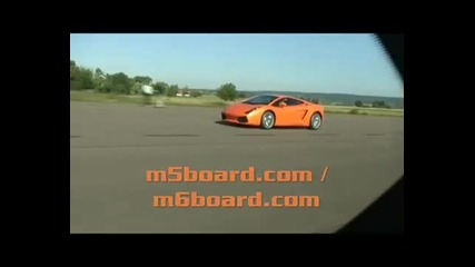 Bmw M6 vs Lamborghini Gallardo 