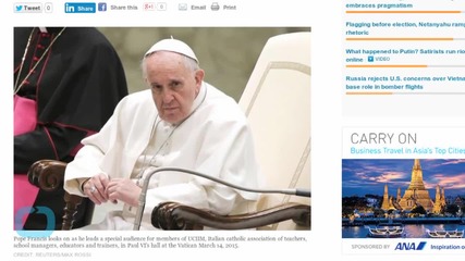 Pope Ready to Help Improve Ties Between EU and Belarus