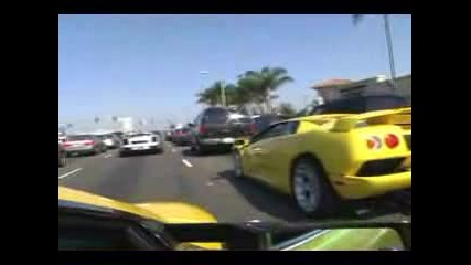 Lamborghinis Run Orange County