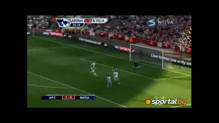 24.3.2012 Арсенал-астън Вила 3-0 Премиършип