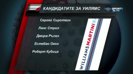 Кои са кандидатите за тима на Уилямс?