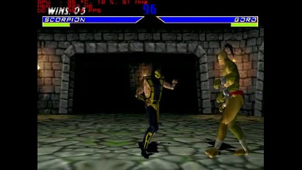 Mortal Kombat 4 - Scorpion & Reptile Gameplay