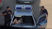 Рускиня съсипа полицейска кола