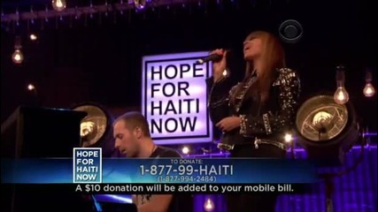 Превод! Beyonce with Chris Martin - Halo ( Hope For Haiti Now ) 