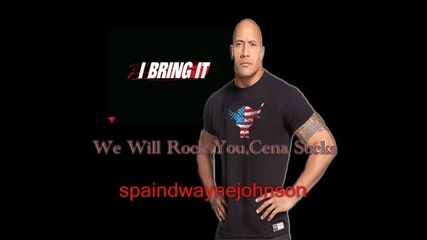 We Will Rock You -the Rock's concert