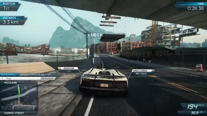 Need For Speed Most Wanted 2012 - Lamborghini Aventador J - Drive Hard