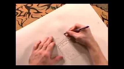Как да нарисуваме спонджбоб. И Как да нарисуваме краката му.