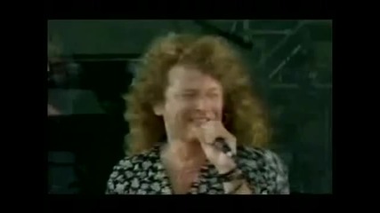 80s rock Jimmy Page and Robert Plant - Wearing and Tearing (live)