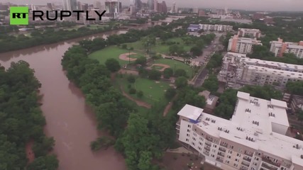 Drone Footage Captures Flood Devastation Ravaging Texas and Oklahoma
