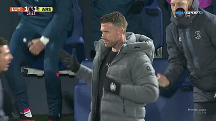 Luton Town with a Goal vs. Arsenal