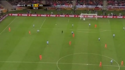 Най - Добрият гол до сега на Световното в Ю А Р 2010 - Джовани Ван Бронкхорст Уругвай 0 - 1 Холандия 