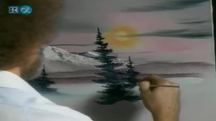 S15 Радостта на живописта с Bob Ross E01 - великолепието на зимата ღобучение в рисуване, живописღ