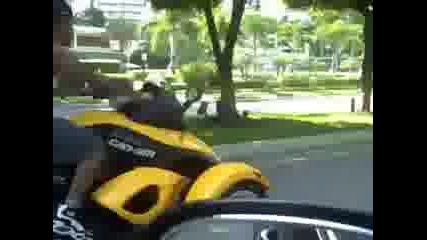 Bow Wow - Riding His Can Am Motorcycle