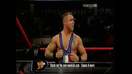 Wwe Draft Raw 13.04.09 - Santino marella vs The Great Khali