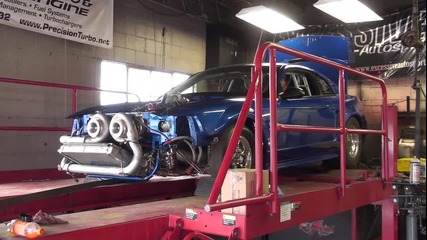 Twin turbo 2000 Mustang zero traction on the dyno