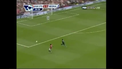 Манчестър Юнайтед - Арсенал 8:2 всички голове  28.8.2011