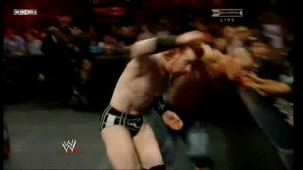 T L C 2009 Sheamus vs John Cena 1/2 [ W W E tables Championship] hq!