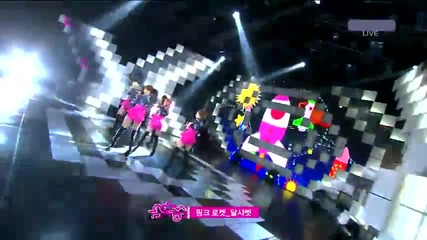 Dalshabet - Pink Rocket ~ Music Core (23.04.11)