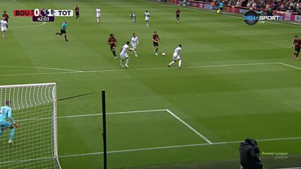 Борнемут - Тотнъм 0:1 /първо полувреме/