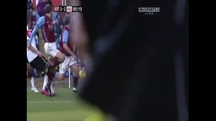 Nemanja Vidic Goal vs Aston Villa 