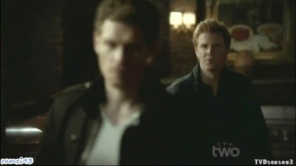 Stefan punches Damon Elijah is back 3x12 The Vampire Diaries