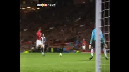 Манчестър  Юнайтед - Уест Бромич  4:0 - Гол На Кристиано Роналдо