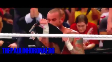 Cm Punk vs The Rock { Royal Rumble 2013 } { Highlights }