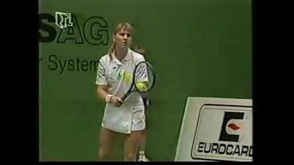 Steffi Graf vs Gabriela Sabatini 1990 Bmw European Indoors