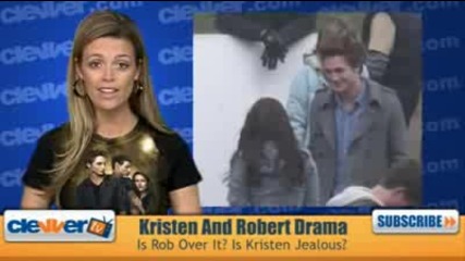Kristen Stewart ревнува Robert Pattinson от му партьорка 