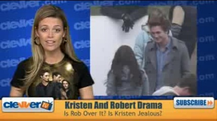 Kristen Stewart ревнува Robert Pattinson от му партьорка