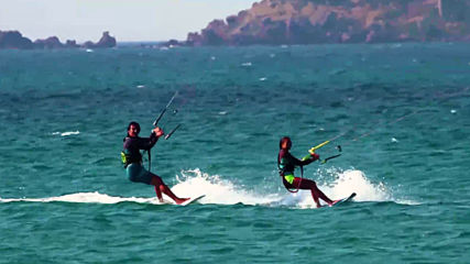 Kitesurfing Fun at Keros Beach