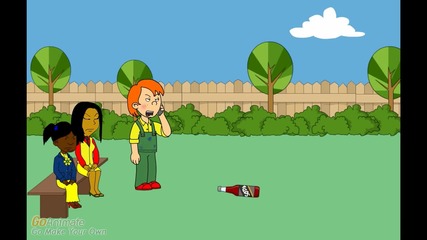 caillou gets Arrested on Earth Day