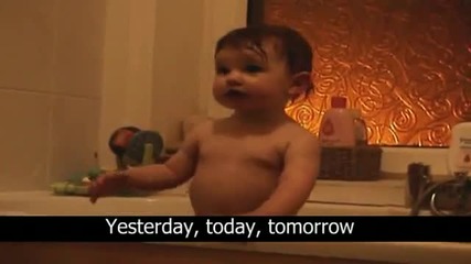 Funny Baby Makes A Speech