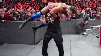 Brock Lesnar mauls Jinder Mahal and The Singh Brothers: Raw, Nov. 12, 2018